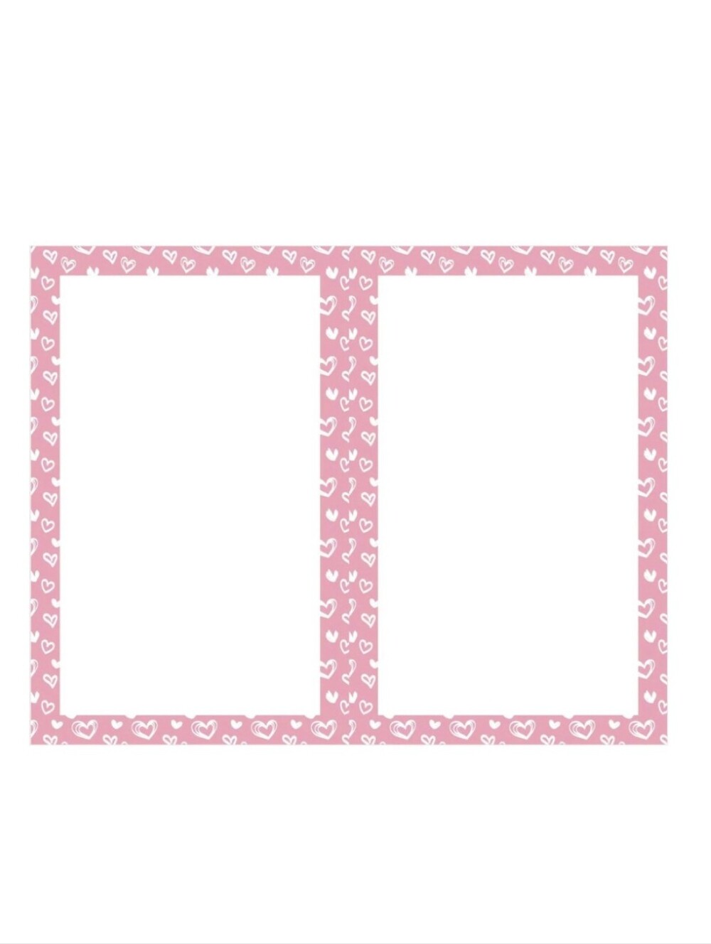 20ct ~ "HEARTS" BORDERED SHIPPING LABELS